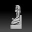 3d egyptian sculpture model