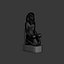 3d egyptian sculpture model