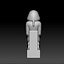 3d egyptian sculpture model