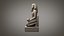 3d egyptian sculpture model