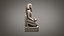 3d egyptian sculpture model