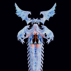 Snow Draconid 3D