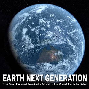 generation earth planet 3d model