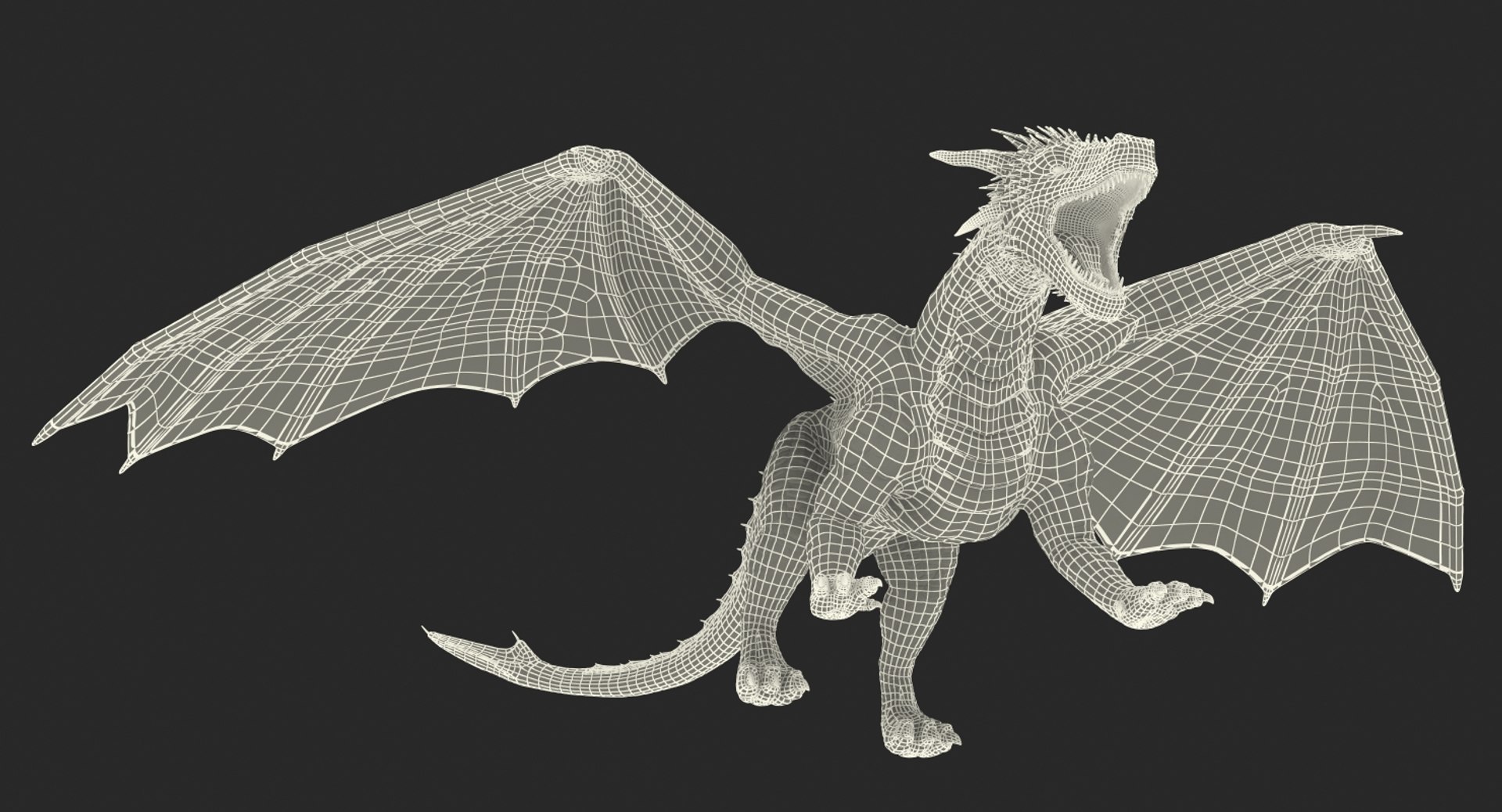 Dragon Attacking Pose 3D Model - TurboSquid 1330078