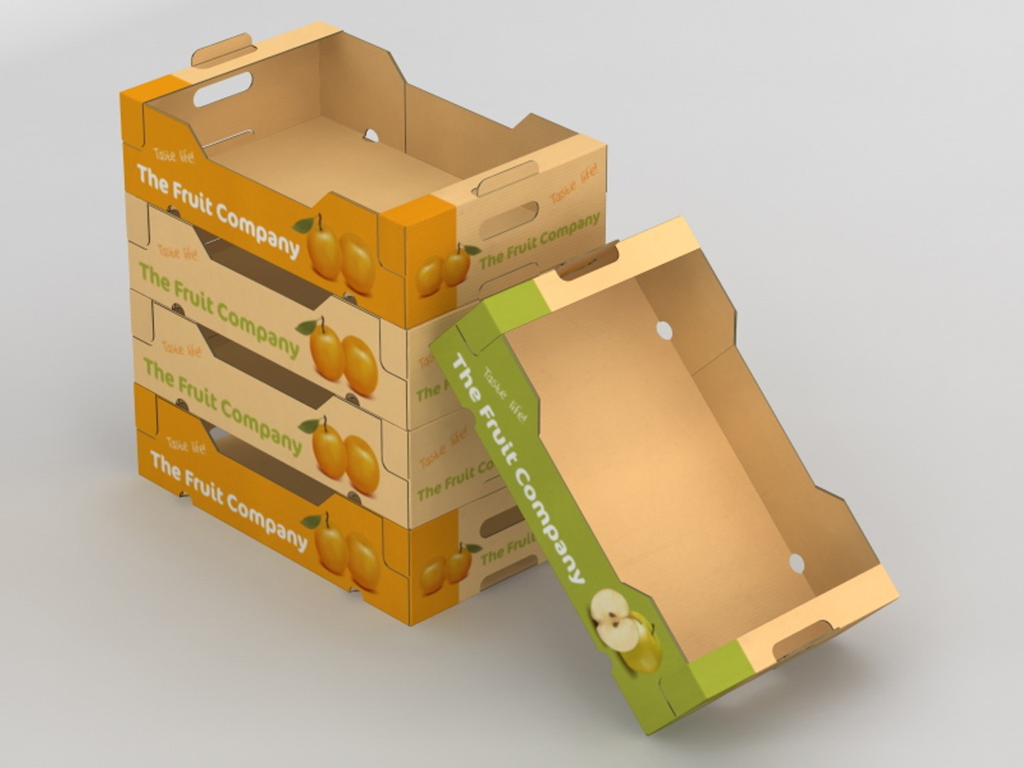 3ds Corrugated Fruits Vegetables Box