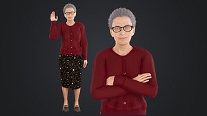 Old Woman Rigged model