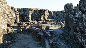 Lonely village 3D model