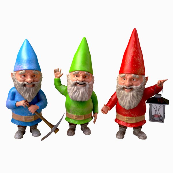 Print ready gnome figure 3D - TurboSquid 1362490