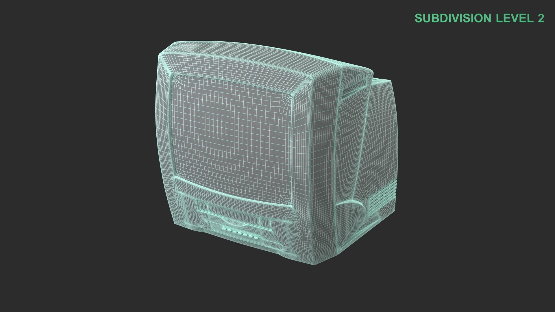 3D model Retro CRT TV With VHS System https://p.turbosquid.com/ts-thumb/7r/YNz2LW/CE/wireframe_0001/jpg/1743748394/1920x1080/fit_q87/8b7387aa0763c8f085cd04d5dff5dea85008e3ad/wireframe_0001.jpg