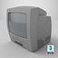 Retro CRT TV With VHS System