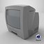 Retro CRT TV With VHS System