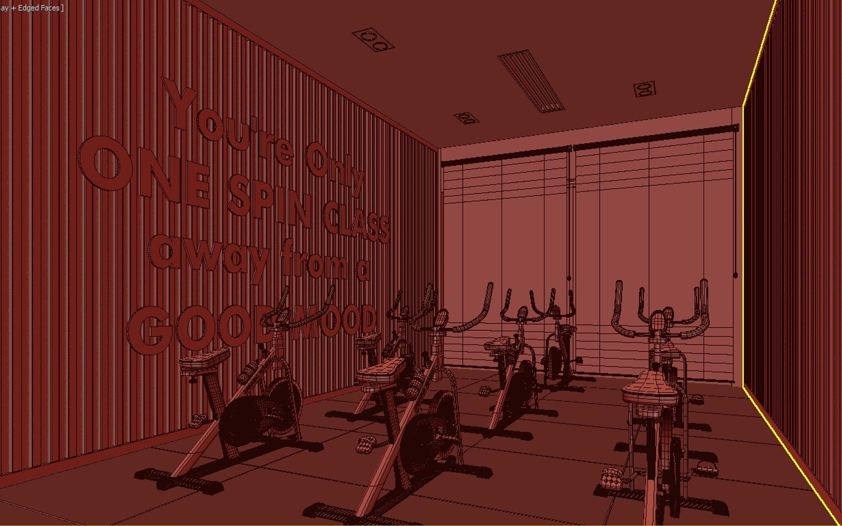 3D club interior fitness model - TurboSquid 1646405