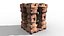 wooden pedestal statue base