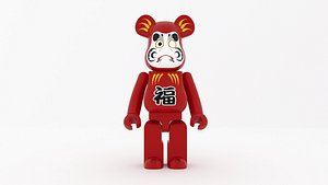 3D Chinese Kaws Model Red