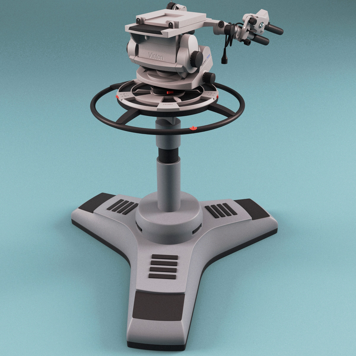 3d studio camera tripod model