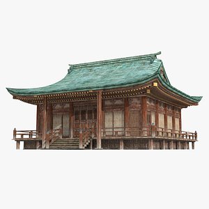 Ancient temples and palaces in Asia 3D