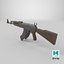 AK-47 Realistic Game ready