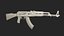AK-47 Realistic Game ready