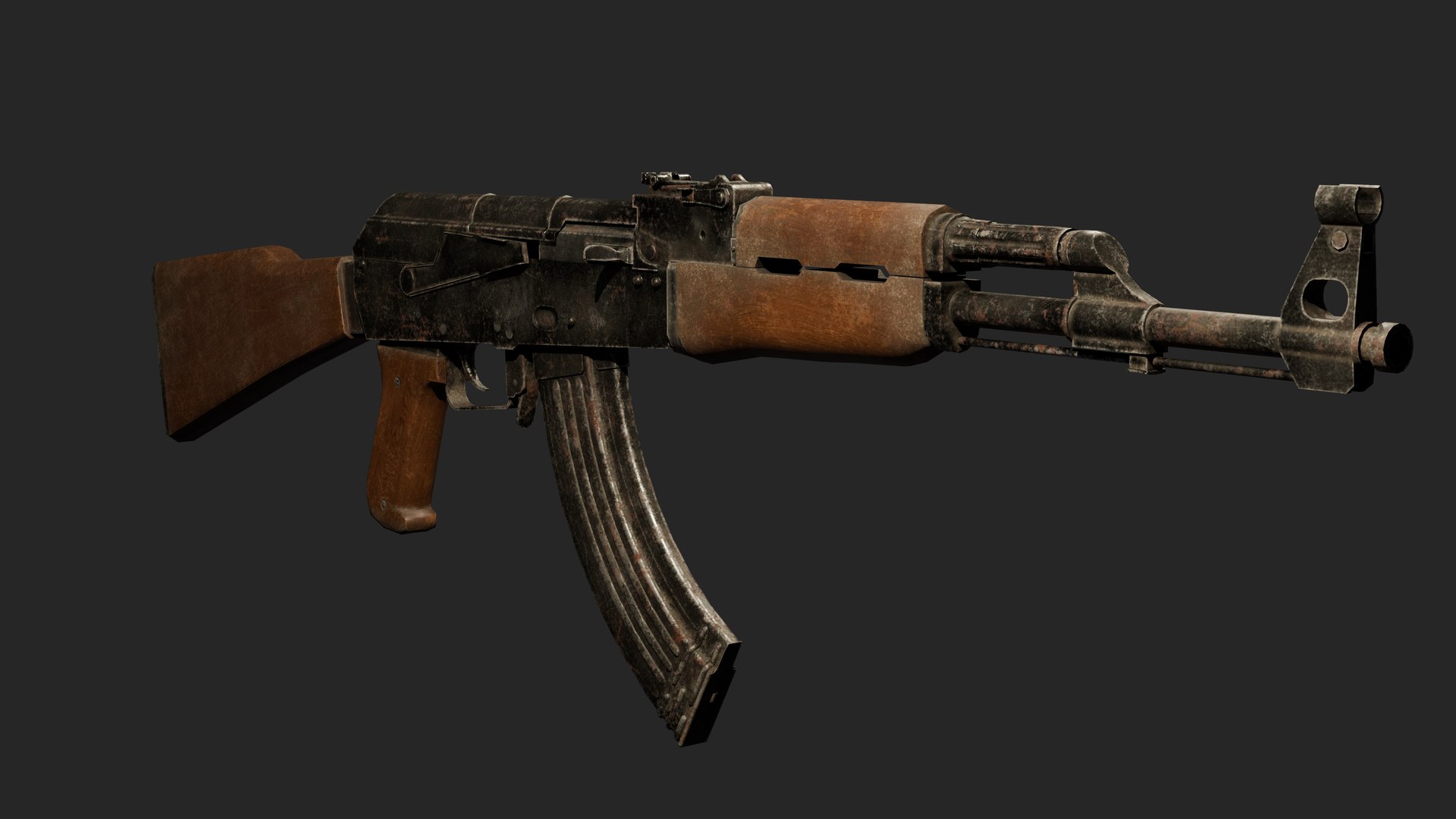 AK-47 Realistic Game ready 3D https://p.turbosquid.com/ts-thumb/7r/kZUiT3/ez/4/png/1736459670/1920x1080/fit_q87/63e679177a155789d5e120637d538487b9680c82/4.jpg