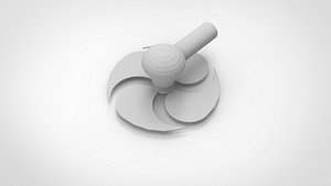 3D model Bugstrahlruder ship printed