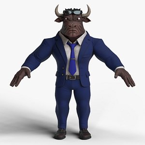 3D Geronimo Bull model