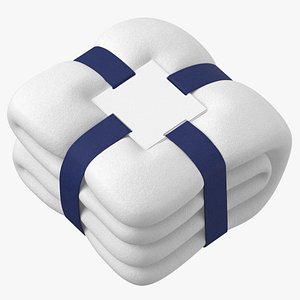 Folded Blankets Blank and Generic Label