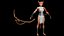 3D 숲 소녀