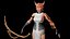 3D 숲 소녀