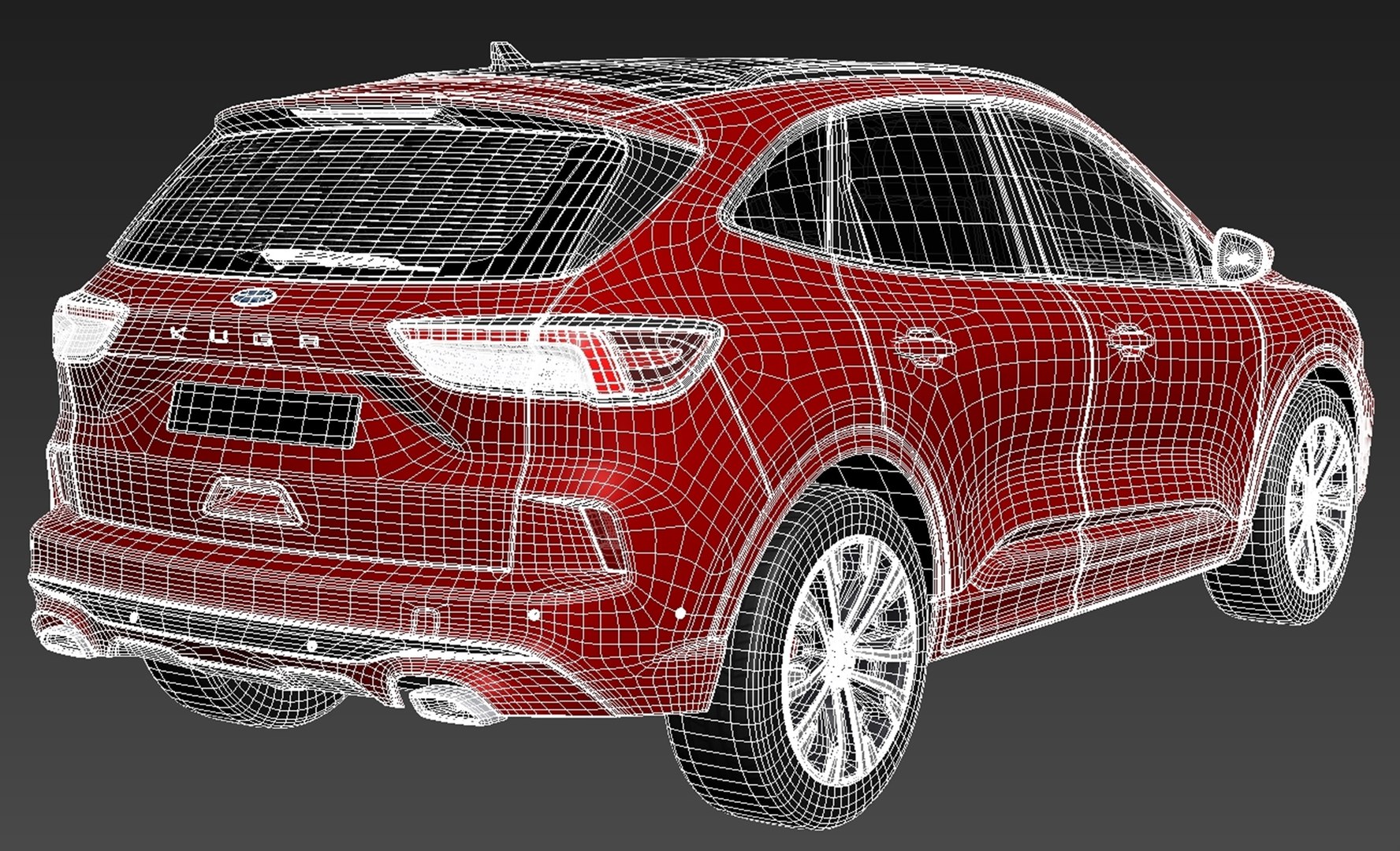 3D Model Ford Kuga ST 2020 - TurboSquid 2224159