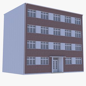 3D Apartment building model