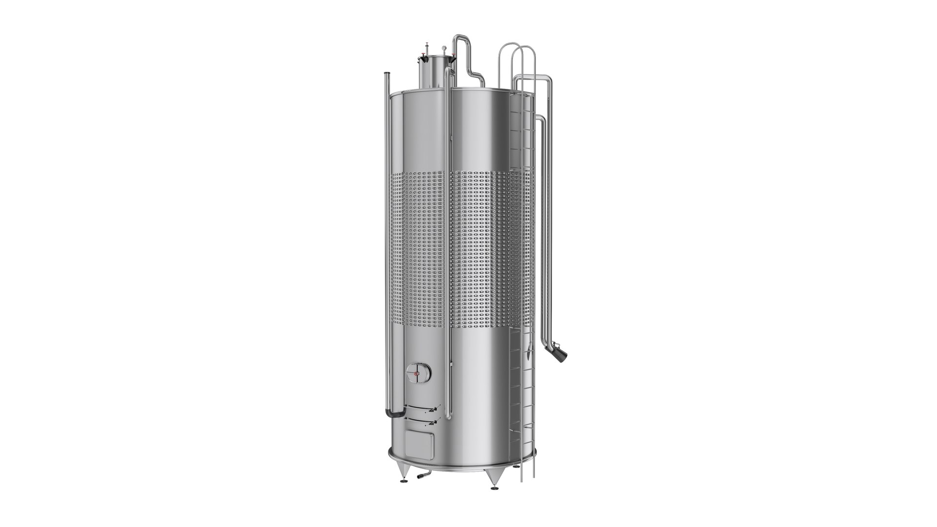 3D Model Stainless Steel Wine Fermentation Tank - TurboSquid 2207841