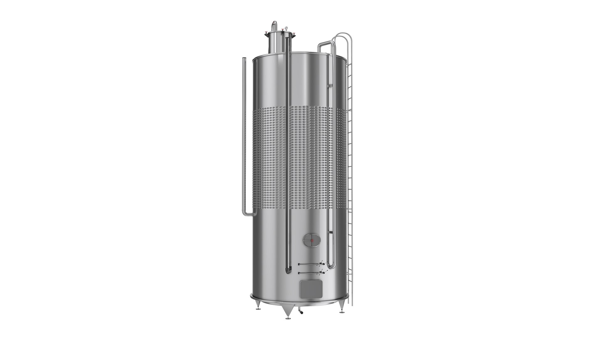 3D Model Stainless Steel Wine Fermentation Tank - TurboSquid 2207841