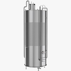 3D model Stainless Steel Wine Fermentation Tank