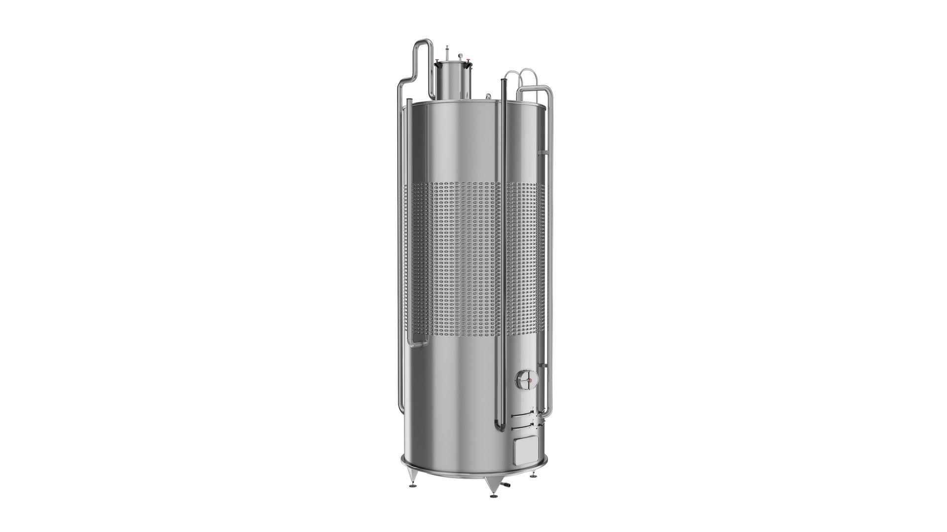 3D Model Stainless Steel Wine Fermentation Tank - TurboSquid 2207841