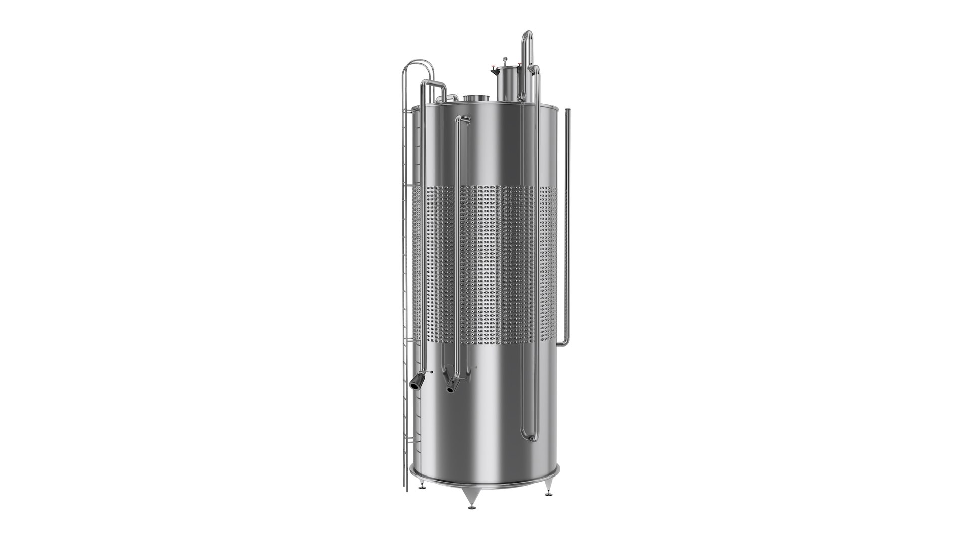 3D Model Stainless Steel Wine Fermentation Tank - TurboSquid 2207841