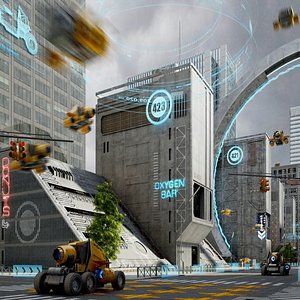 Sci Fi Metropolis City