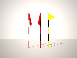 golf flag 3d max