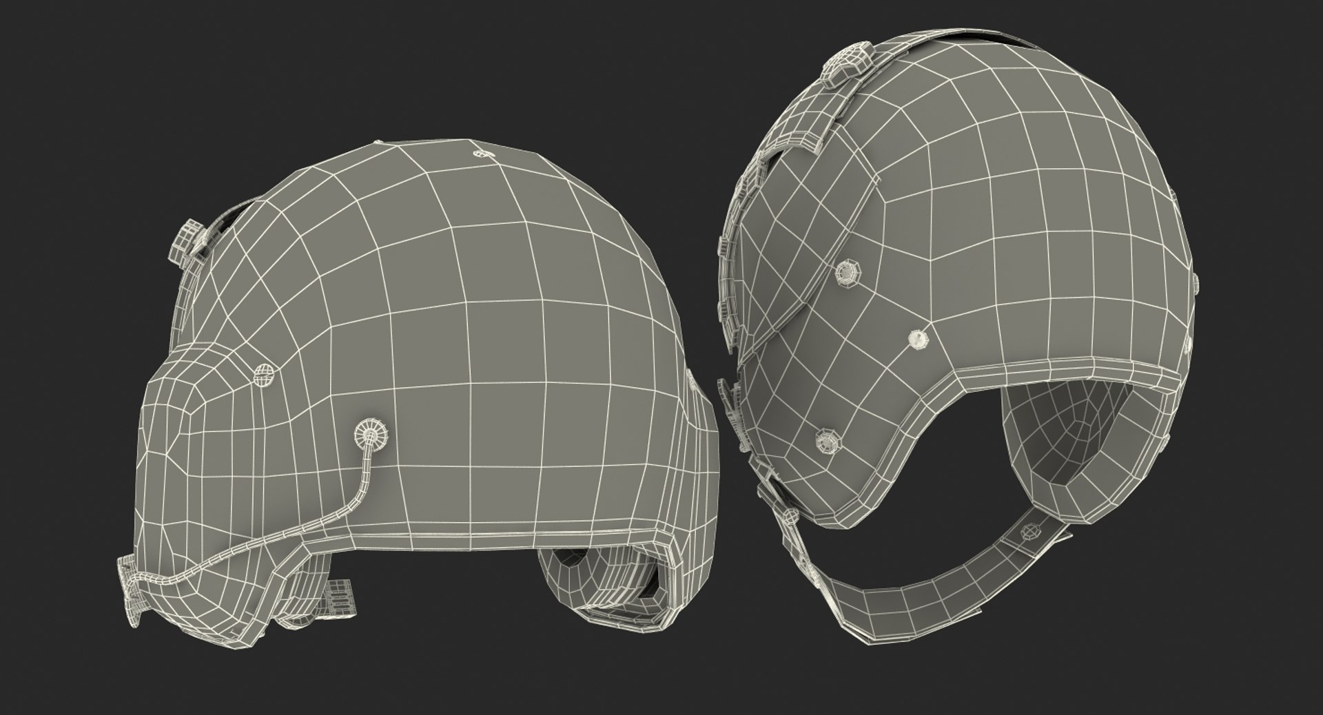 Military pilot helmets 3D model - TurboSquid 1177302