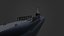 borei submarine alexander 3D model