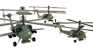 helicopter games 3D model