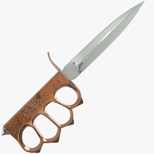3D u s trench knife model