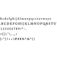 Adobe Caslon Pro CG CAD data