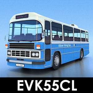 hong bus albions viking 3d max