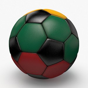 soccerball pro ball black 3d dxf