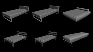 beds bedroom 3D model