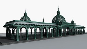 Old-fashioned Station 3D model