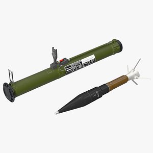 RPG 26 Aglen Russian Grenade Launcher model