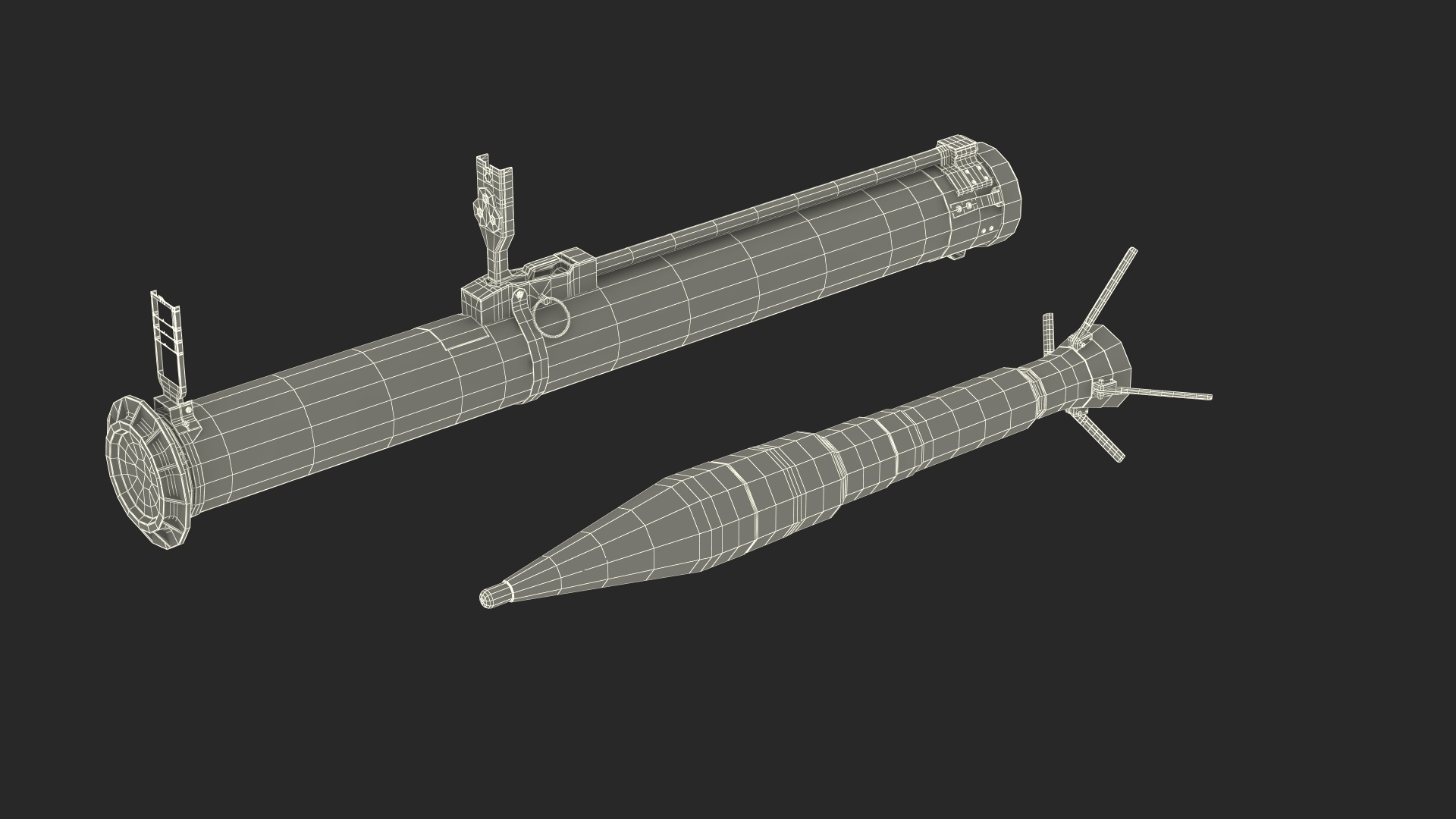 RPG 26 Aglen Russian Grenade Launcher Model - TurboSquid 2088456