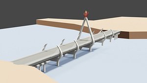 Dar es salaam Surrender Bridge 3D model