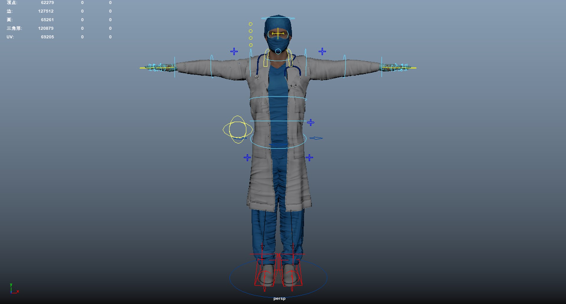 3D Model Doctor Rigged - TurboSquid 2249946